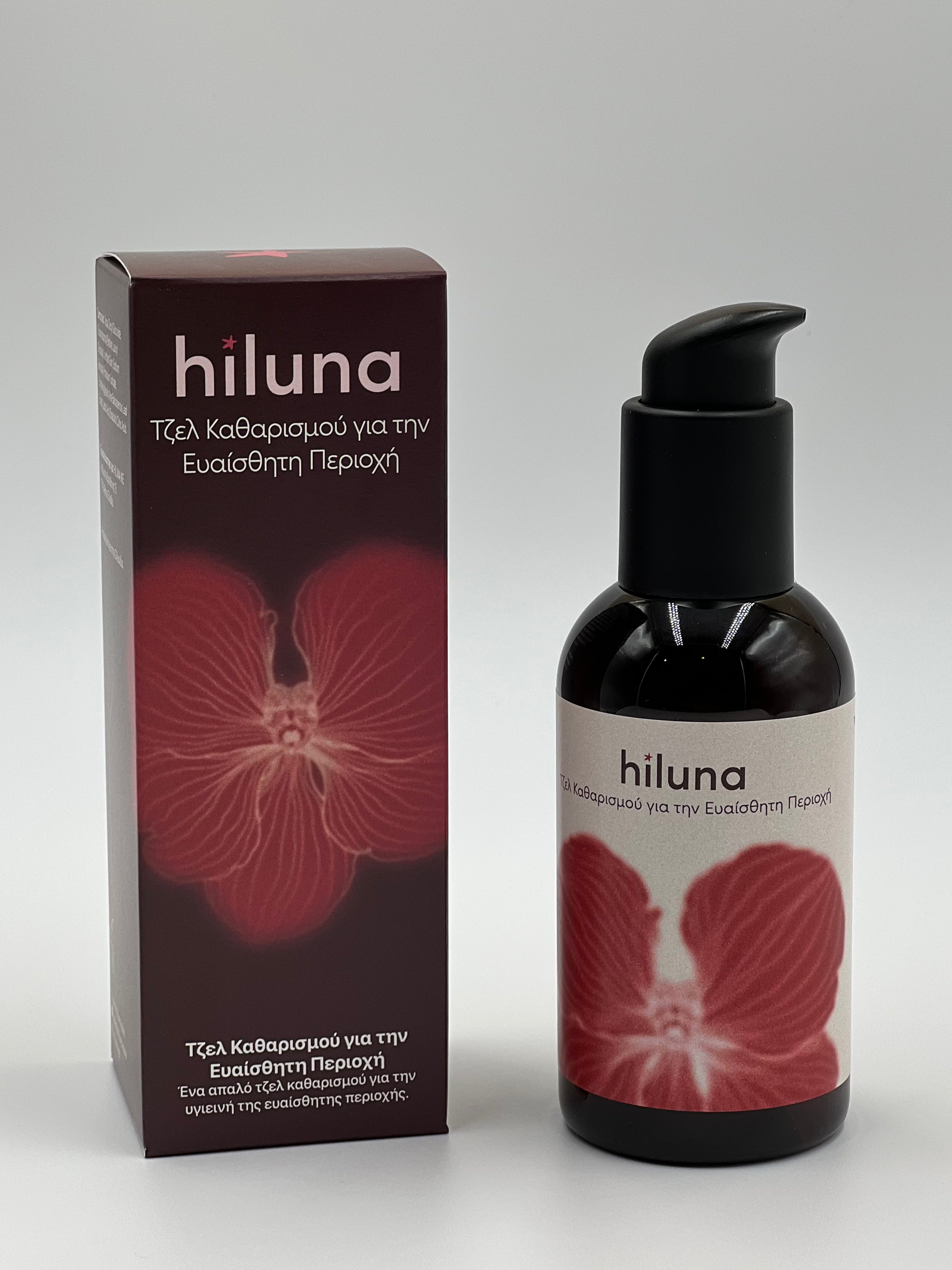 Τζελ Καθαρισμού Hiluna 2 σε 1 για την ευαίσθητη περιοχή και τον καθαρισμό του κυπέλλου/δίσκου